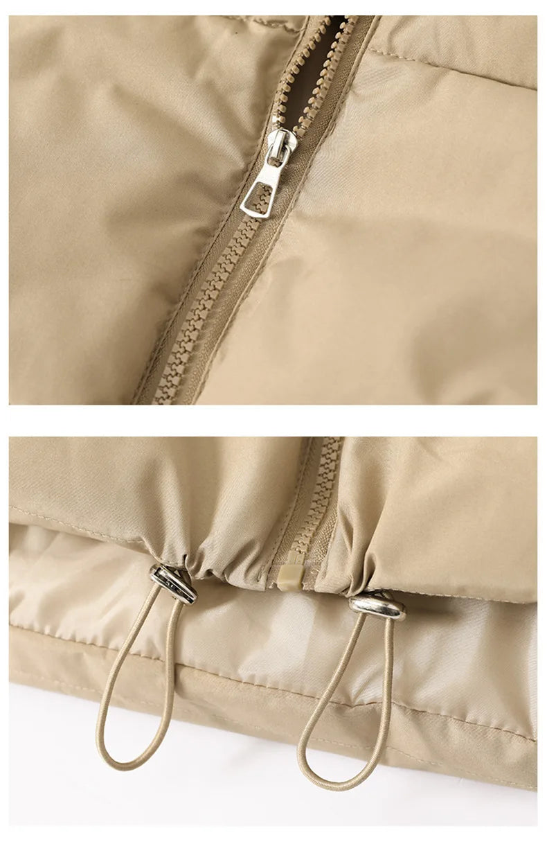 Women’s Autumn/Winter Short Down Vest – Quilted Stand-Collar Jacket