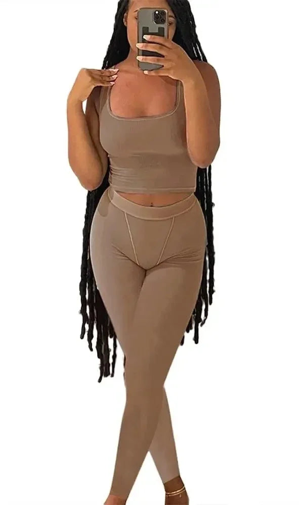Ribbed 2-Piece Lounge Set