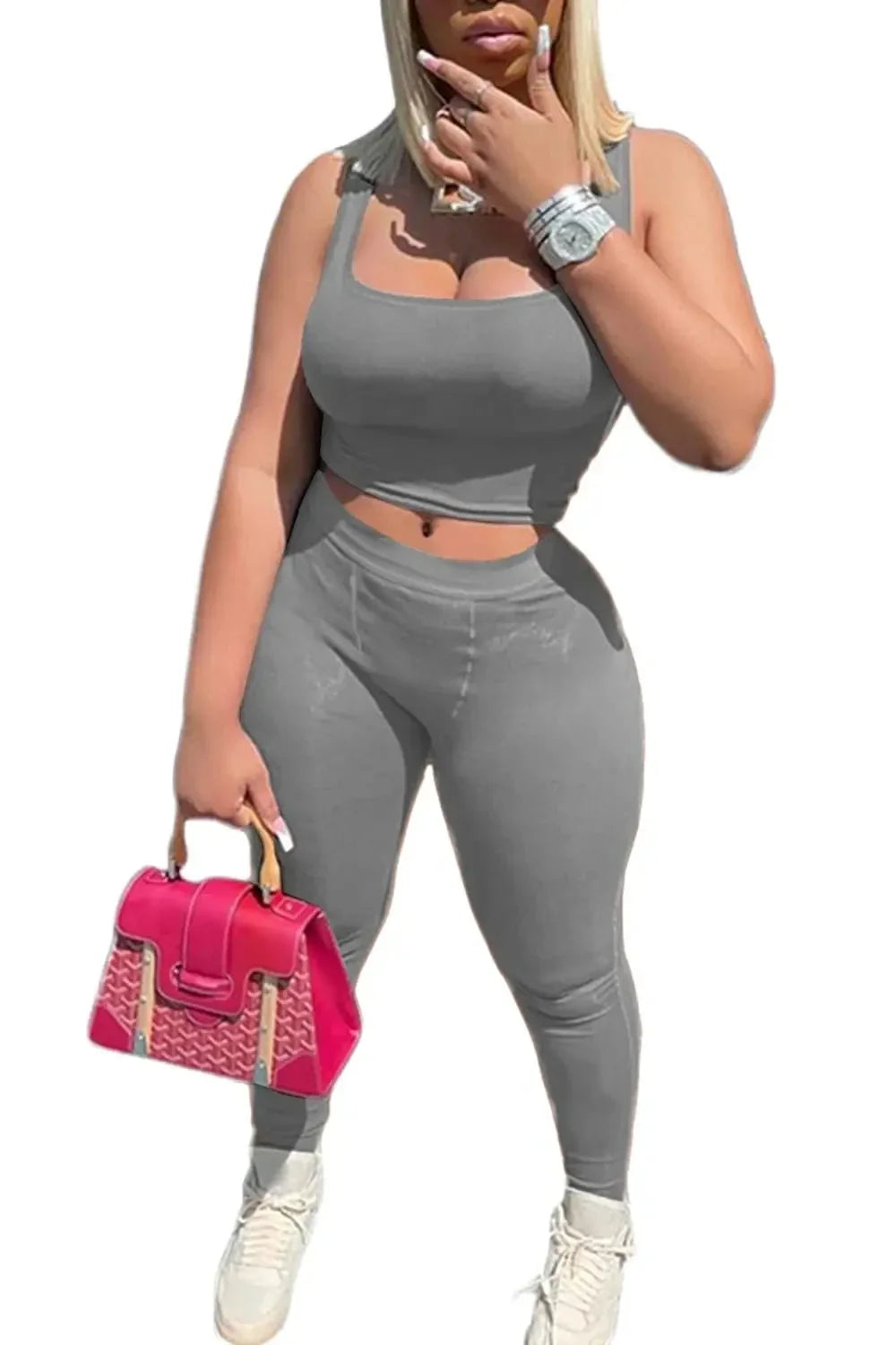 Ribbed 2-Piece Lounge Set