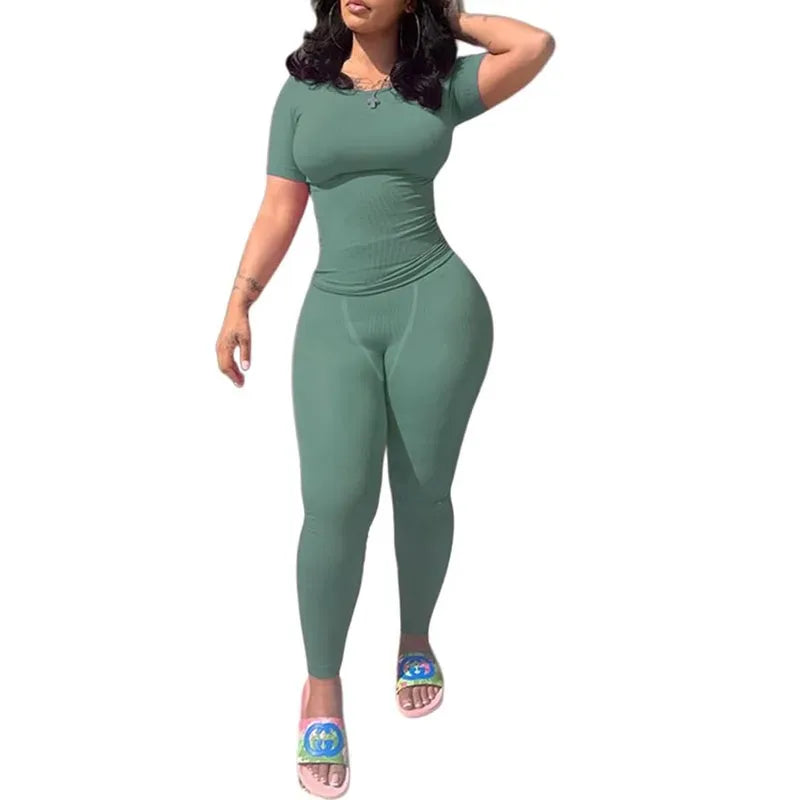 Ribbed 2-Piece Lounge Set