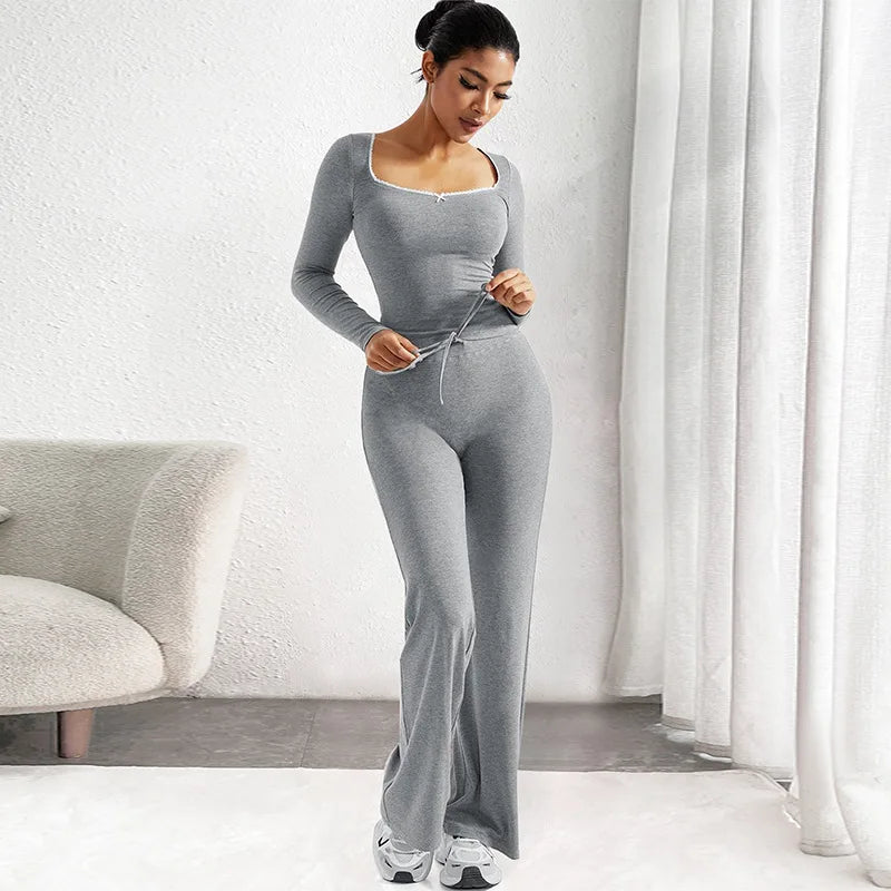 Two-Piece Pajama Lounge Set