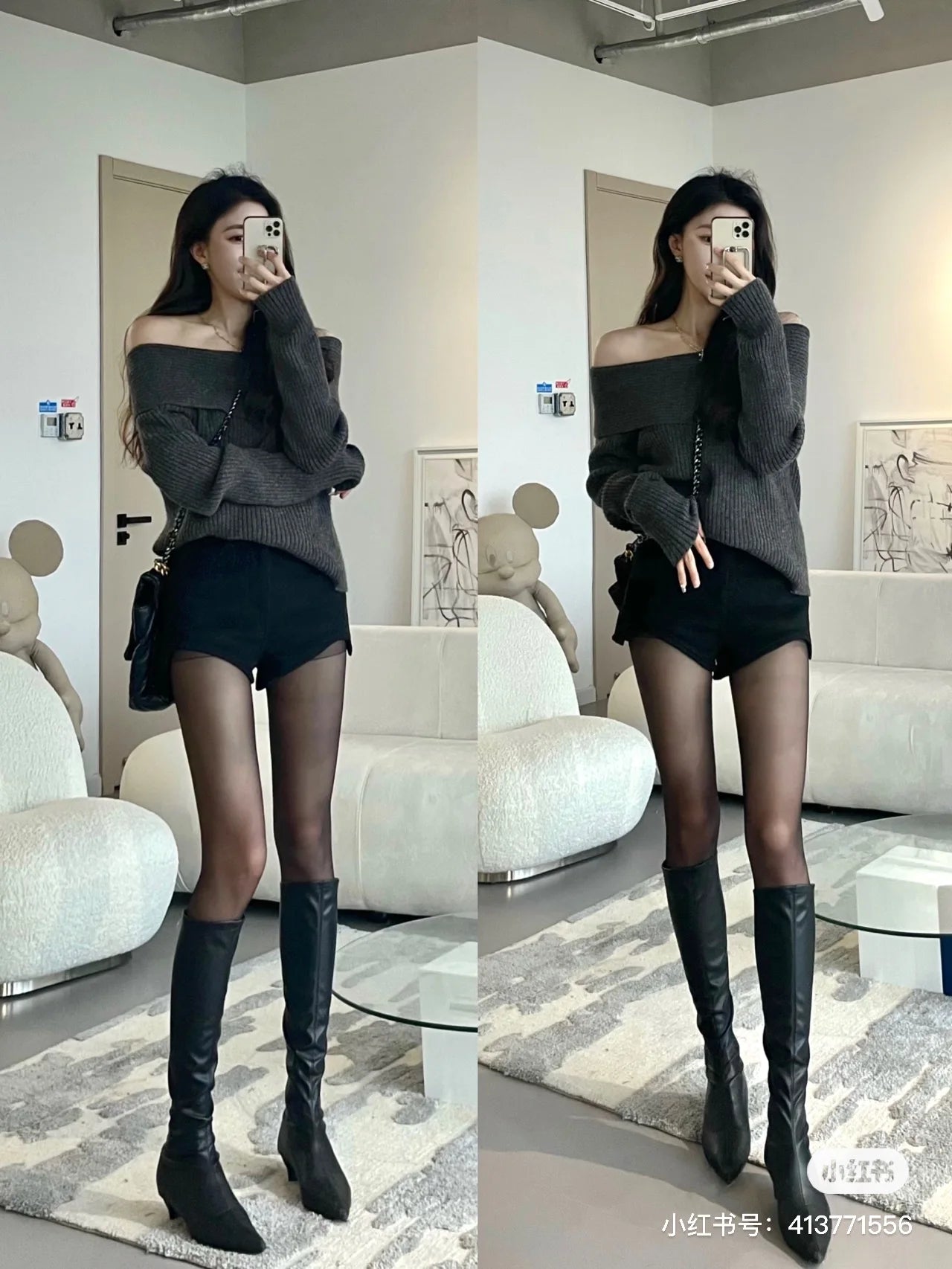 Women’s Elegant Off-the-Shoulder Slim-Fit Sweater – Autumn Casual Top