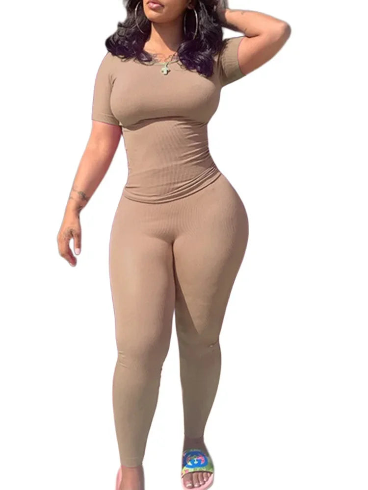 Ribbed 2-Piece Lounge Set