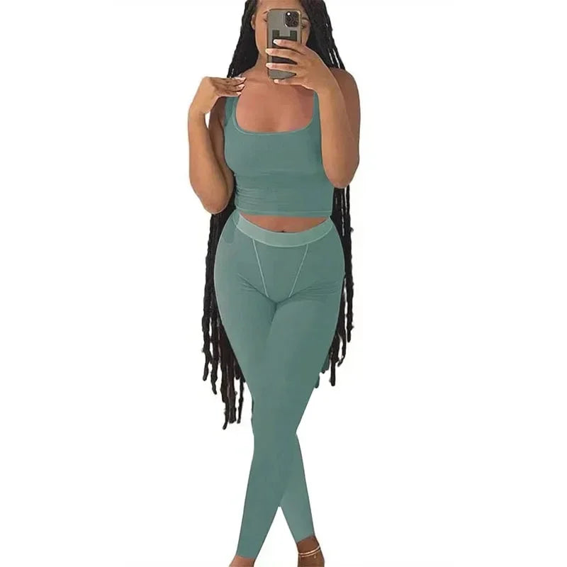 Ribbed 2-Piece Lounge Set