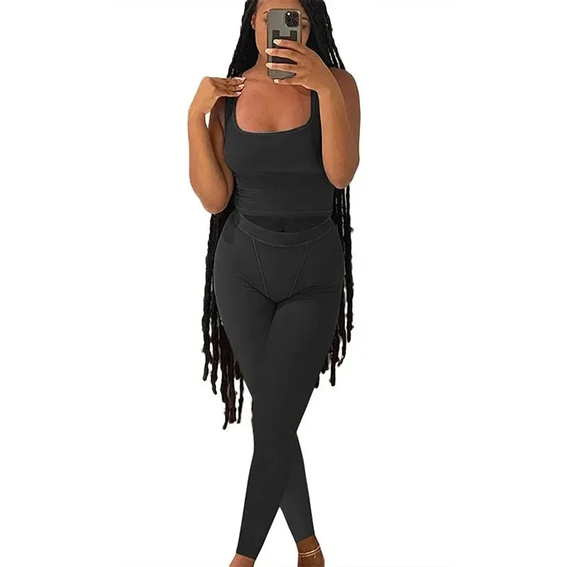 Ribbed 2-Piece Lounge Set