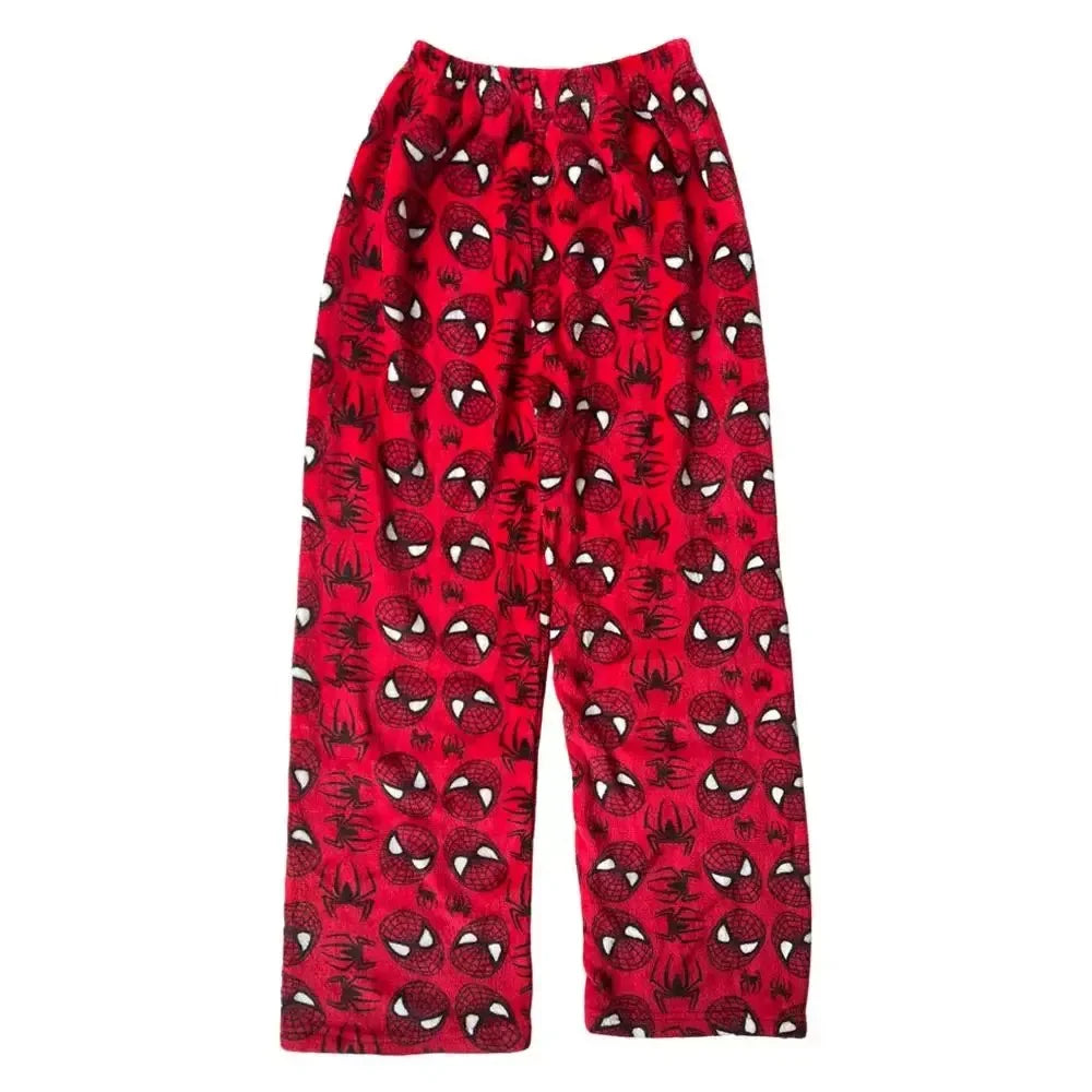 Hello Kitty & Spider-Man Anime Flannel Pajama Pants