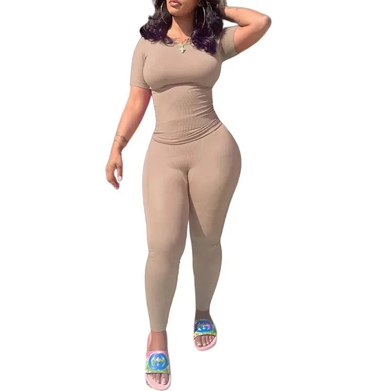 Ribbed 2-Piece Lounge Set