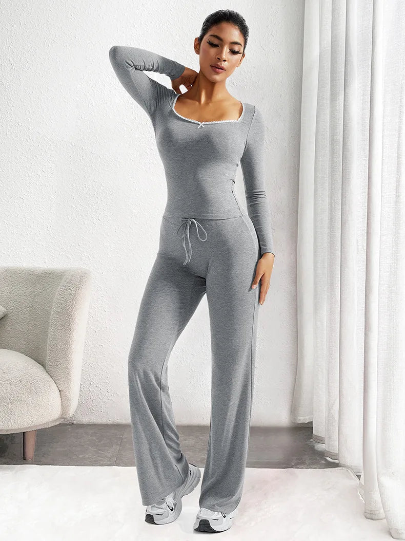 Two-Piece Pajama Lounge Set